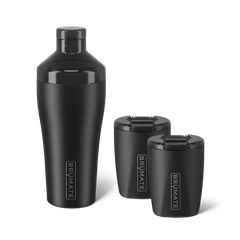 Cocktail Shaker + Rocks Bundle | Polished Stainless | 22/12oz