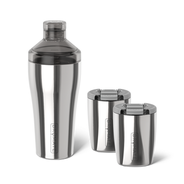 Cocktail Shaker + Rocks Bundle