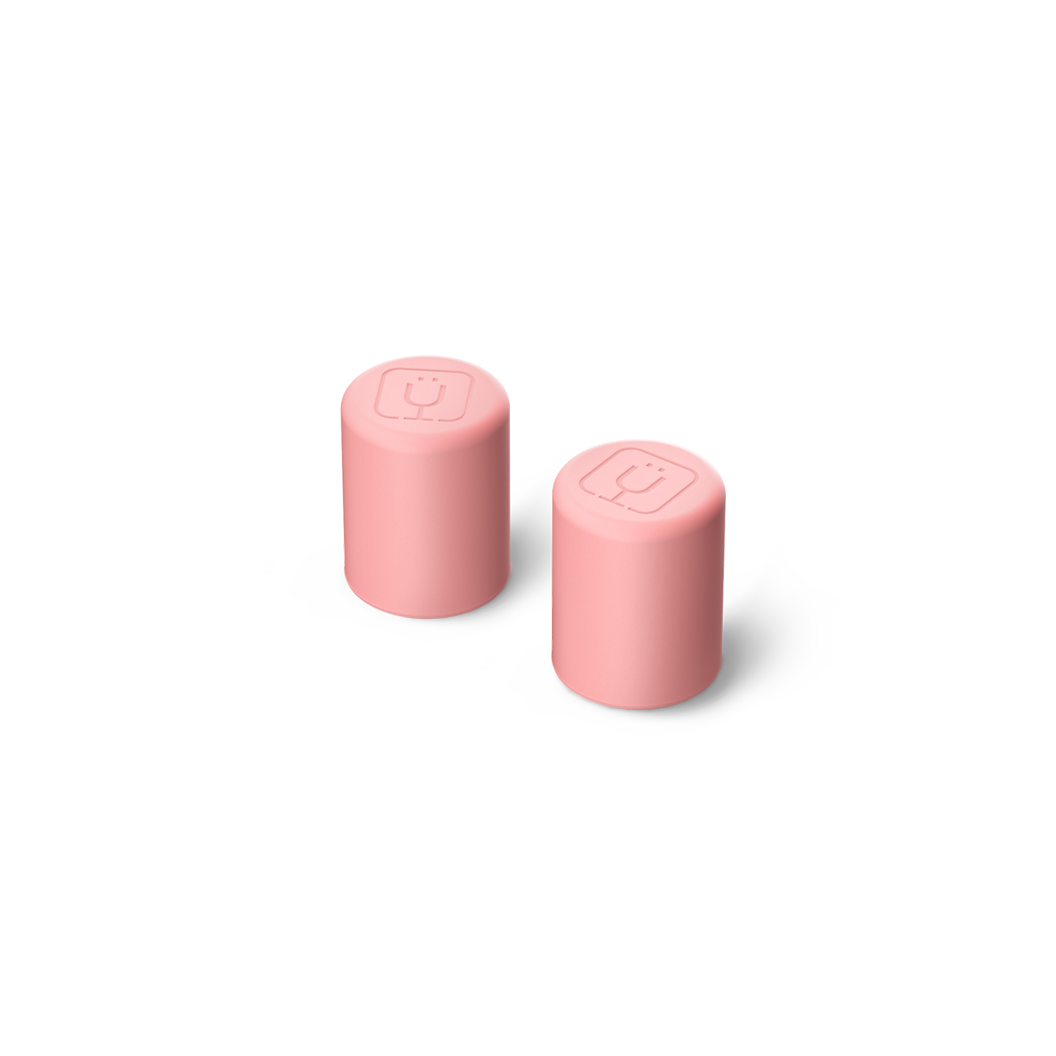 Magnetic Straw Cover | Pink Gingham | 2-Pack