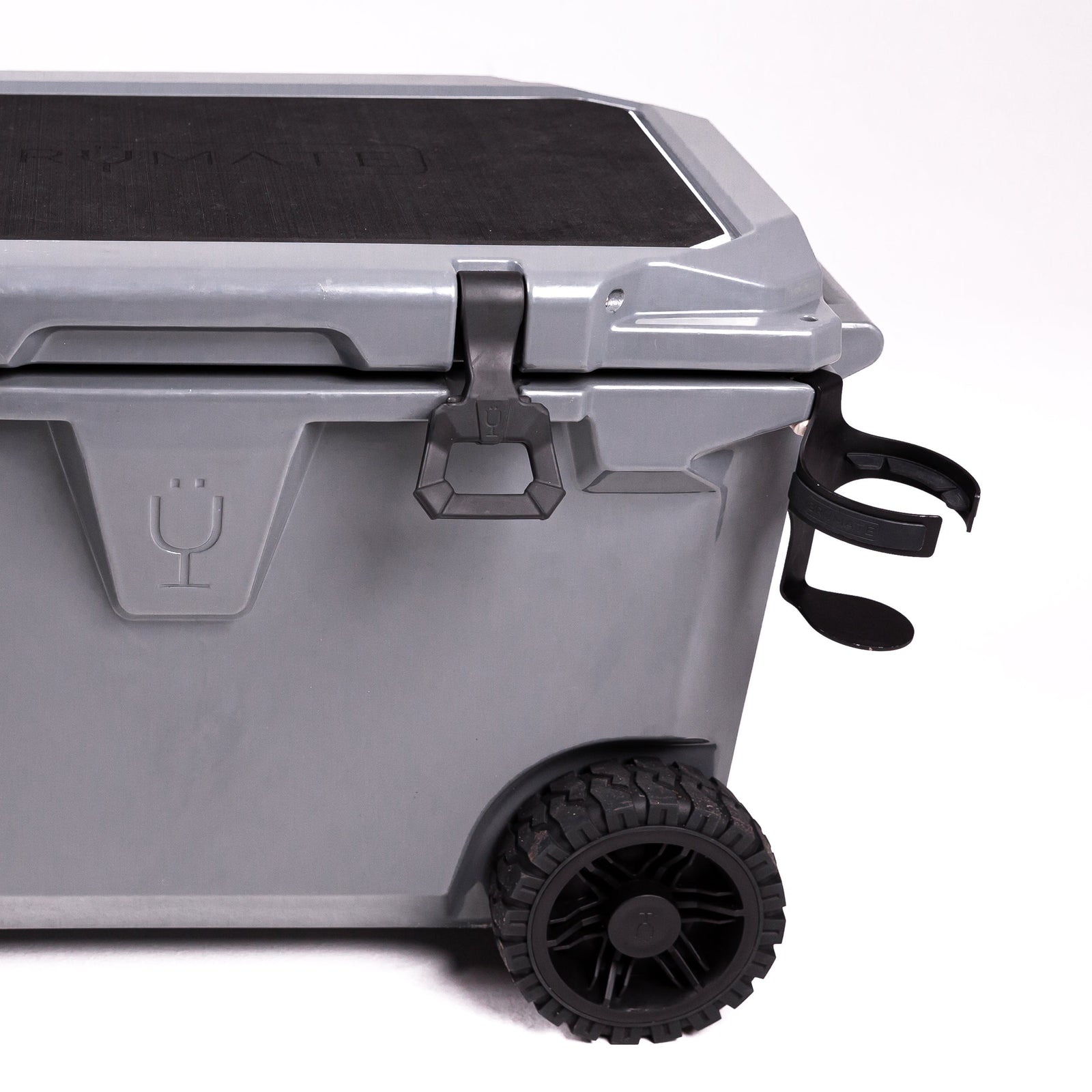 Br Tank 55-Quart Double Drink Holder Cooler Bundle | Denim