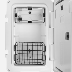 Br Tank 55-Quart Rolling Cooler | Ice White