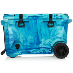 Br Tank 55-Quart Rolling Cooler | Ocean Swirl