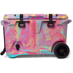 Br Tank 55-Quart Rolling Cooler | Rainbow Swirl